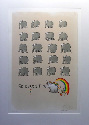 OTTO WAALKES: Be different - Einhorn